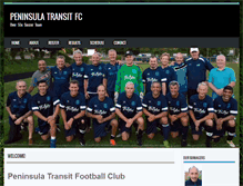 Tablet Screenshot of peninsulatransitfc.com